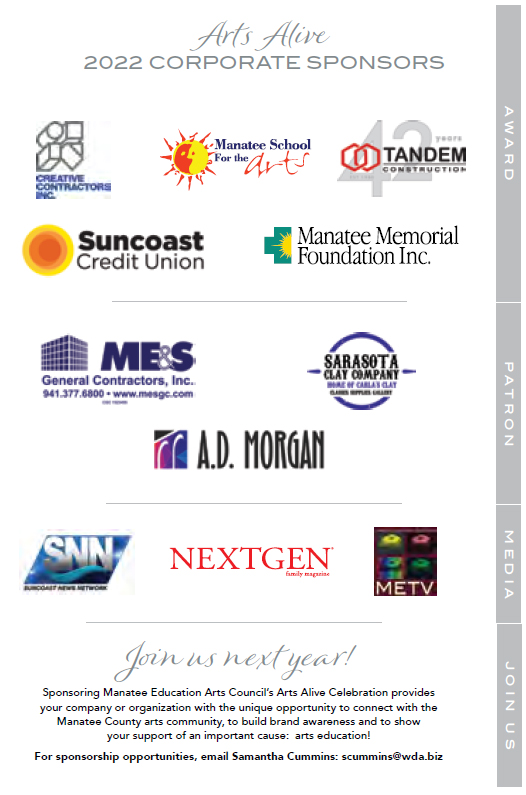Thank you to our generous sponsors